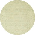 thumbnail image 1 of Ahgly Company Indoor Round Abstract Brown Gold Abstract Area Rugs, 7' Round, 1 of 6