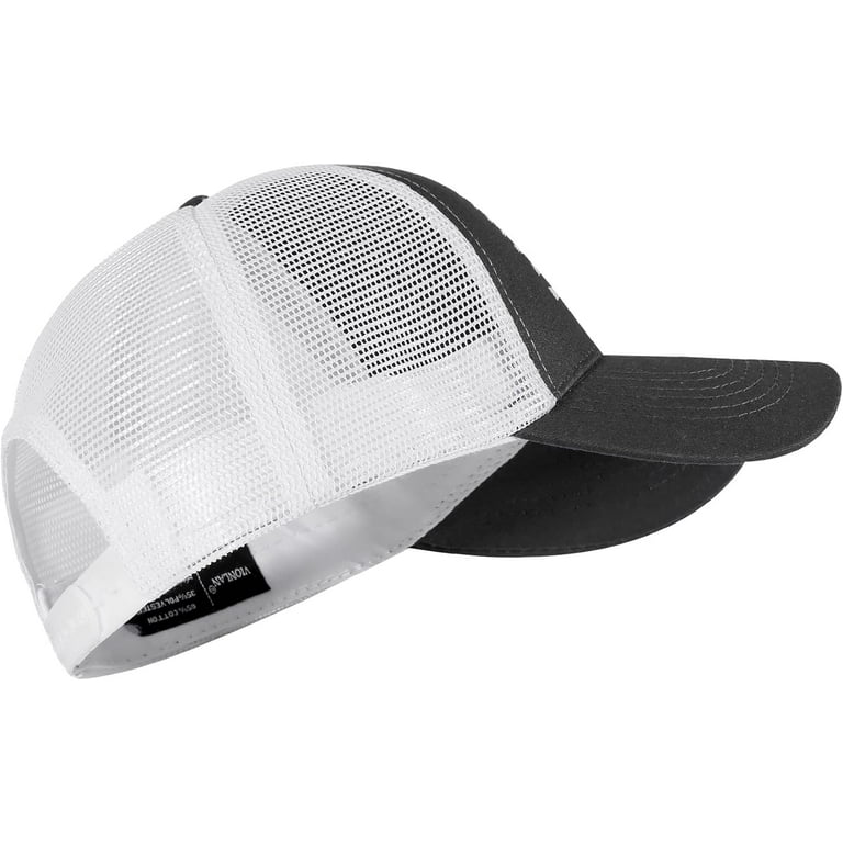VIONLAN American Flag Baseball Cap - 3D Embossed Logo Adjustable Mesh Trucker Hat For Men & Women, Snapback