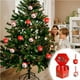 thumbnail image 1 of Puntoco Paquete de regalo con combinación de adornos navideños, bola navideña y campana, colgante para árbol de Navidad, juego de bolas navideñas, 1 of 7