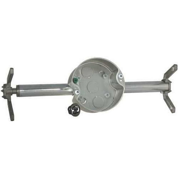 Hubbell Raco Retro-brace Round Ceiling Fan Box With Brace For Old Work, 1-1/2 In. Deep