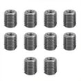 thumbnail image 1 of LAFGUR Male Thread Repair Tool,10Pcs Male Thread Nut Stainless Steel Extension Fastener Slotted Sleeve Repair Tool,Fastening Nut, 1 of 8