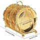 thumbnail image 2 of Plato De Postre Afortunado Bandeja De Metal 1 Soporte + 6 Platos Rubio, 2 of 5