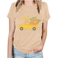 thumbnail image 1 of RKSTN Hauts Grande Taille pour Femmes Mode Été 2024 Col Rond Manches Courtes T-shirt Décontracté Ample Imprimé Graphique Voiture de Pâques, 1 of 4