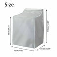 thumbnail image 2 of Washing Machine Dryer Covers Front Load with Zipper Waterproof for Outdoor Use。，, 2 of 4