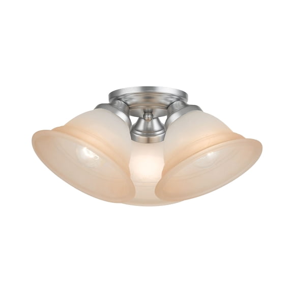 Livex Lighting - Wynnewood - 3 Light Flush Mount in Traditional Style - 16