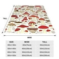 thumbnail image 3 of Sikiie Cartoon Mushrooms Ultra-Soft Micro flannel Blanket Luxury All Seasons Warm Blanket for Bedding Sofa and Travel (4 sizes)-40"x30", 3 of 7