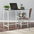 thumbnail image 3 of Southern Enterprises Laykin Metal/Glass Student Desk, White, 3 of 11