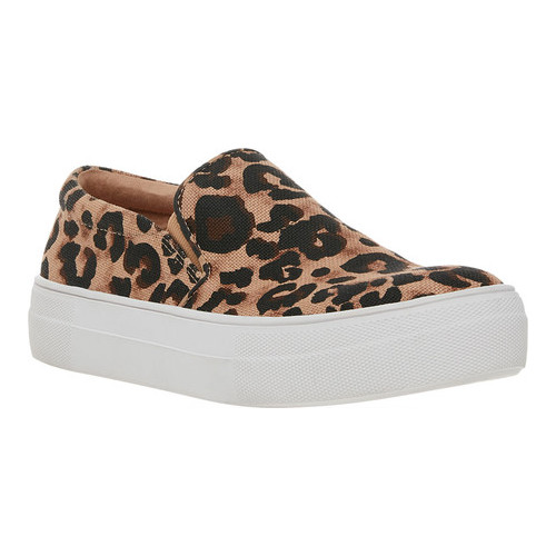 steve madden leopard slip on shoes