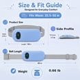 thumbnail image 5 of Portable Cordless Heating Pad for Period Cramps, 6 Heat Setting, 6 Massage Modes, Gifts for Women Her Birthday Christmas Blue, 5 of 12