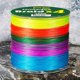 thumbnail image 1 of Alambre de pesca de carpa de 4 hebras, 300M, hilo de PE Multicolor, alambre tejido de pesca de 10,6-90LB, 1 of 8