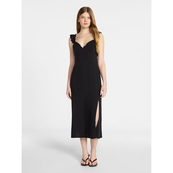 No Boundaries Maxi Dress with Flutter Sleeves, Women's XXS-XXL