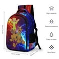 thumbnail image 2 of Scooby Doo Shaggy Backpack Multipurpose Daypack Large Capacity Student Schoolbag Satchel Bookbag Rucksack Travel Laptop Bag With Pockets, 2 of 6