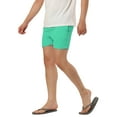 thumbnail image 4 of Unique Bargains Men's Summer Beach Shorts Mesh Lining Drawstring Waist Swim Shorts 32 Mint Green, 4 of 6