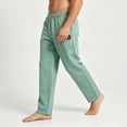 thumbnail image 7 of Stamzod Summer Sweat Pants for Mens Casual Vacation Beach Pants with Pocket Lightweight Loose Straight Trousers Mint Green-1 L, 7 of 7
