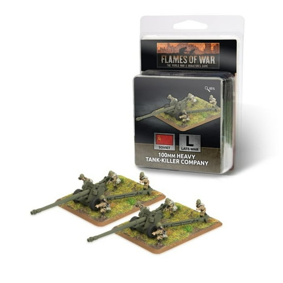 Flames of War: Soviet 100mm Heavy Tank-Killer Company (Late-War)