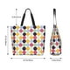thumbnail image 5 of Fotbe Polka Dot Bolsa Tote Estética de Lona con Estampado para Mujer - Bolsa Reutilizable de Hombro Casual para Vacaciones, Compras, Trabajo y Gimnasio, 5 of 8