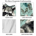 thumbnail image 4 of luoweisi Men's Beach Shorts Quick Dry Swim Trunks with Mesh Lining Raccoon XL, 4 of 5
