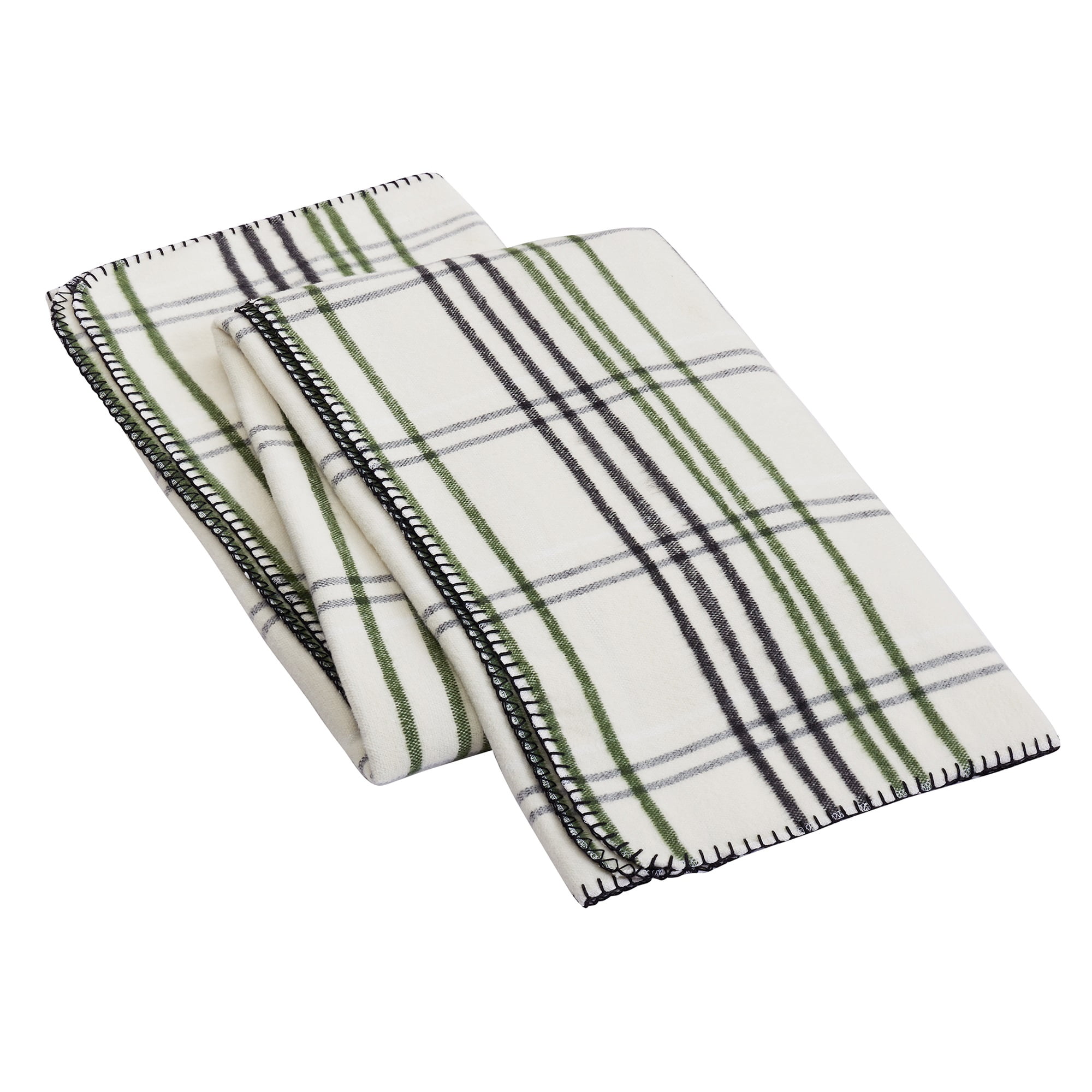 Makers Collective Camp Wandawega Cream Throw, 70"X 80"