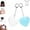 2*A, variant on Love Wallet Tote Bag Touch Sensing Light, Purse Lights For Inside Purses, Heart Keychain for Women Gift