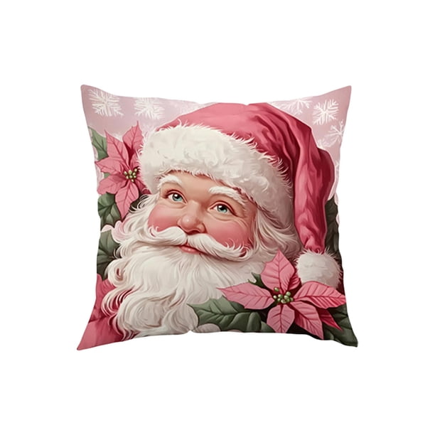 Cubiertas de Almohada de Navidad Cubierta de Cojín Decorativa Del Dormitorio Del Árbol de Navidad de 45x45cm