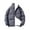 Gray, variant on IYTR Fashion Casual Warm Down Coats with Pocket Long Sleeve Jacket Zipper Stand-up Collar Mens Winter Jacket Solid Color Blue M