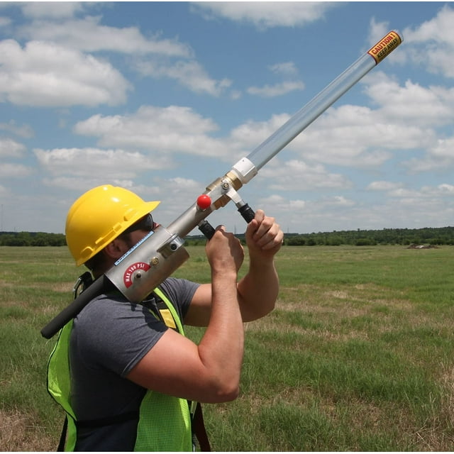DTX Tooling Throw Line Launcher – Air-Powered Shoulder Shot Tree Toppler | Adjustable 30-110 PSI Line Thrower | High-Precision Tool for Arborist Tree Climbing, Rescue, Forestry, Utility, and More
