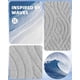 thumbnail image 5 of Non-Slip Bath Mat 40x60cm, Absorbent Bathroom Rug, Fluffy Microfiber Shower Mat, Machine Washable, Durable Floor Mat Bath Mat (Gray), 5 of 5