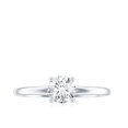 thumbnail image 4 of Rosec Jewels Certified Lab Grown 1 Ct Diamond Engagement Ring, EF-VS Quality, 10K White Gold, US 3.50, 4 of 8