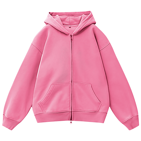 Womens Oversized Hoodies Long Sleeve Teenage Hoodie Unisex Casual Zip Up Sweatshirts for Youth