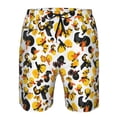 thumbnail image 3 of Logiee Duck In Black Suit1 Print Mens Swim Trunks Quick Dry Board Shorts,Breathable Hawaii Beach Shorts Swimwear Bathing Suits-XX-Large, 3 of 6