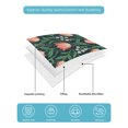 thumbnail image 4 of Full Size Quilt Bedding Set, Vintage Tulip Flower Reversible Summer Quilt 3 Pieces, Abstract Ethnic Floral Birds Bohemia Lightweight Bedspreads Coverlets with 2 Pillow Shams for All Seasons, 4 of 5