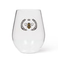 thumbnail image 1 of Set of 2 Bee in Crest Stemless Wine Glass, 1 of 1