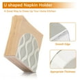 thumbnail image 5 of Yayeee Napkin Holder for Table Set of 2 Kitchen Paper Tissue Organization, Light Gray Pattern, 5 of 8