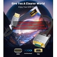 thumbnail image 2 of Cable adaptador HDMI a VGA SWITCHFLUX 1,8 m 1080P @60Hz, 2 of 7