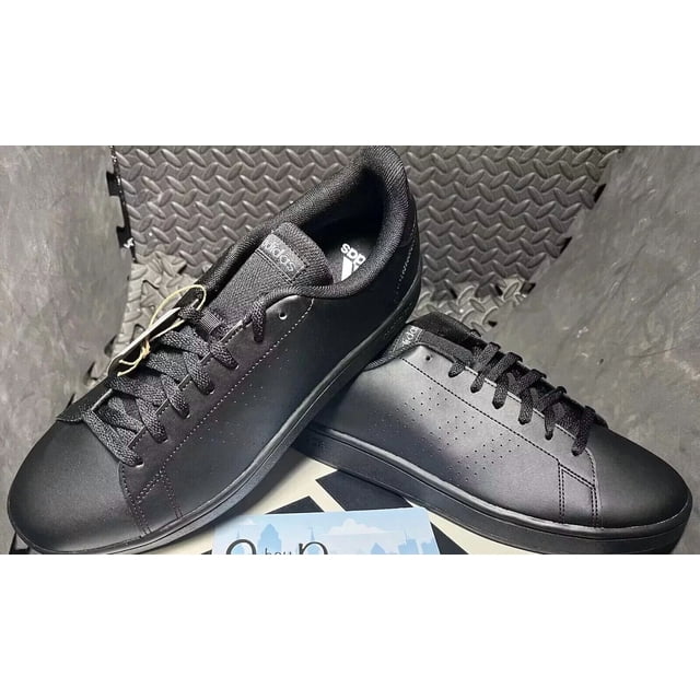 Ad-id-as Advantage Base Triple Black Mens Shoes Athletic Sneakers Multiple Sizes