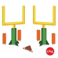 thumbnail image 3 of Beistle 2 Piece Game Day Goal Post Centerpieces Football Decorations Sports Party Supplies, 11", Green/Yellow/Orange/Brown/White, 3 of 7
