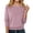 Light Pink, variant on ManxiVoo Classic Crewneck Sweater For Women Soft Lightweight Pullover Long Sleeve Loose Fit Breathable Lounge Casual Wear XXL Size Beige