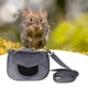 thumbnail image 3 of Portador para hámster, franela gris, portador portátil transpirable para mascotas, bolsa portadora para mascotas, diseño aerodinámico, 3 of 8