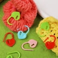 thumbnail image 5 of 200pcs Assorted Colors Crochet Stitch Markers for Crocheting,Crochet Marker for Crocheting Knitting Yarn Crafts Weaving Locking Safety Pins Yarn Pins Knitting Supplies Accessories, 5 of 8