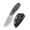 Gray & Orange, variant on Kizer Hare Clip Point Fixed Knife Nitro-V Steel Blade Micarta + G10 Handle With Sheath, 1077A2