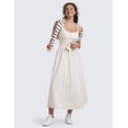 thumbnail image 4 of CRZ YOGA Square Neck Maxi Tank Dress for Women Sleeveless Padded Summer Flowy Casual Outfit with Pockets, 4 of 7