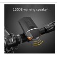 thumbnail image 5 of Luz para bicicleta recargable, delantera y trasera, 350 lúmenes, luz delantera y trasera, timbre, resistente al agua, compatible con todo tipo de bicicletas, híbridas y de carretera (negra), 5 of 5