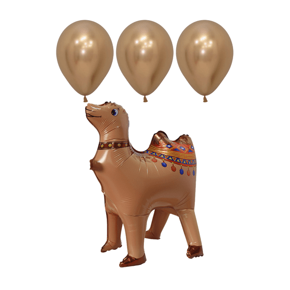 Camel Shape Foil Balloon Kids Birthday Balloons and Desert Themed Party Supplies