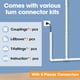 thumbnail image 4 of Kit ocultacables YesBes de 295 cm, pintable, blanco, 4 of 7