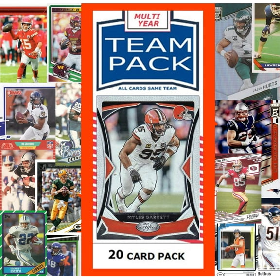 20 Card Team Pack Browns 2024 2023 Score Donruss Myles Garrett