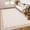 Beige, variant on ZACOO 2'x6' Solid Machine Washable Runner Rug, Scalloped Border Stain Resistant Non Slip Pet Friendly Carpet for Hallway Entryway Kitchen, Pink