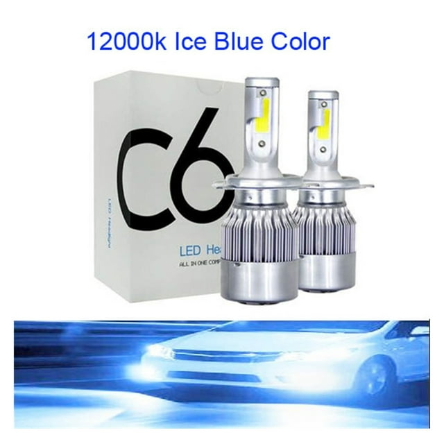 Super bright H4 LED H7 H11 H1 H3 COB Chip Auto Car Headlight 72W 8000LM High Low Beam All In One Automobiles Lamp ,Easy to Use