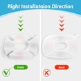 thumbnail image 7 of 16 Pack Cat Water Fountain Replacement Filters for Ophanie , 8 Pcs Cats Fountain Filters & 8 Pcs Pre-Filter Sponges for 95oz/2.8L 135oz/4L 67oz/2L Automatic Pet Dog Fountain Water Dispenser Filter, 7 of 7