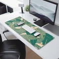 thumbnail image 2 of Revamp Your Gaming Desk with Green Tropical Leaves Ultra Large Mouse Pad: XXL Gaming Mousepad, Extended Full Size Desk Mat, Ideal for Keyboard, Laptop & Computer - 31.5x11.8 Inch, 2 of 7
