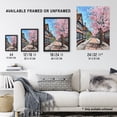 thumbnail image 3 of Cherry Blossom Lymm Village Cheshire Painting Living Room Extra Large XL Wall Art Poster Print, 3 of 5